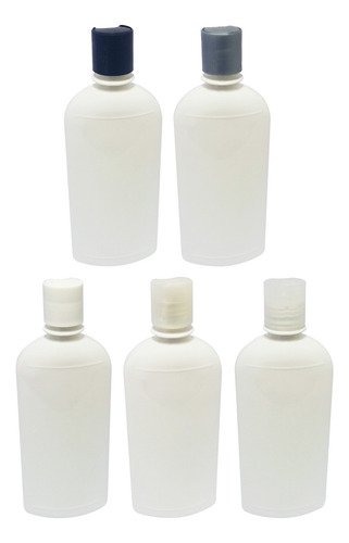 16 Frascos Plástico Branco Pet 400ml C/ Tampa Disktop Min - Imagem 3