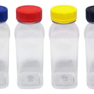 180 Frascos Plásticos Cristal Pet 300ml Com Tampa Child Qua