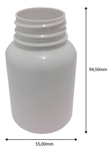 693 Frascos Plásticos Branco Pet 150ml Com Tampa Child Sup - Imagem 6