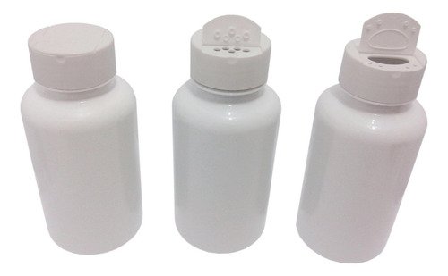 450 Frascos Plástico Branco Pet 240ml Tempero Fliptop Sup - Imagem 5