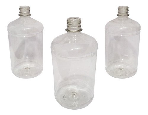 138 Frasco Plástico Cristal Pet 1l Batoque 12 Furos Sab - Imagem 3