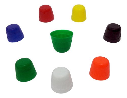 3500 Tampas Plásticas Coloridas Rosca Dosadora 20ml Bocal 28