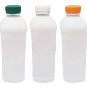 144 Frascos Plástico Branco Pet 900ml Tampa Rosca Lacre Qua