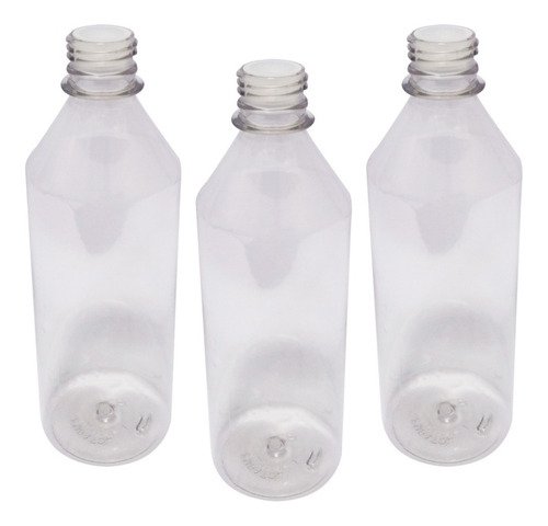 49 Frasco Plástico Cristal Pet 500ml Tampa L Batoque Cos - Imagem 2