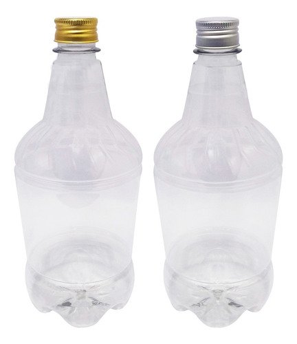3 Frasco Plástico Cristal Pet 1,5l C Tampa Aluminio S/ Gr2