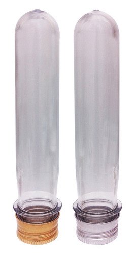 21 Preforma Cristal 45ml Pet 40g Tubete 15cm Ta Aluminio S/