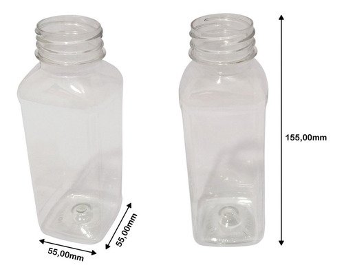 374 Frasco Plástico Cristal Pet 300ml Tam Rosca S/ Lacre Qua - Imagem 4