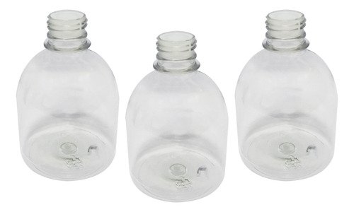 160 Frasco Plástico Cristal Pet 300ml Tampa L Batoque Sab - Imagem 3