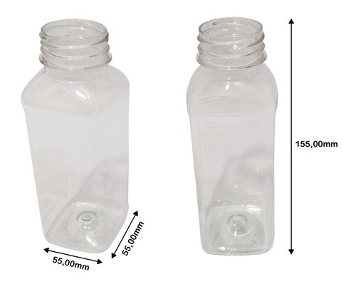 18 Frasco Plástico Cristal Pet 300ml Tam Rosca S/ Lacre Qua - Imagem 4