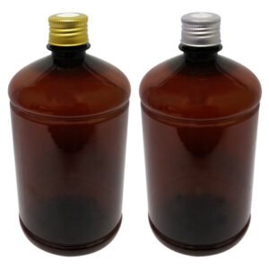 49 Frascos Plásticos Âmbar Pet 1l Tampa Difusor C/ F Sab