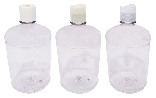 22 Frascos Plástico Cristal Pet De 1l Com Tampa Disktop Sab