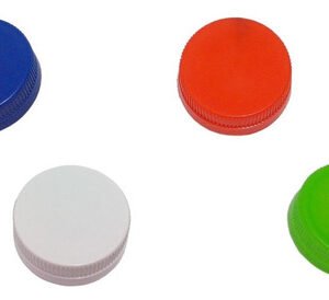 67 Tampas Plásticas Coloridas Rosca Com Lacre Bocal 48