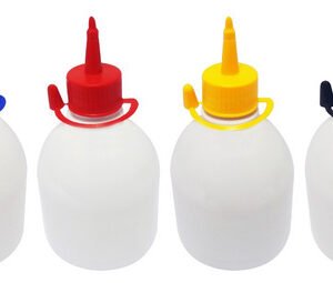 55 Frascos Plástico Branco Pet 300ml C/ Bico Aplicador Sab