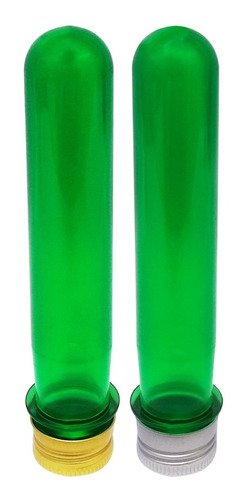 20 Preforma Verde 43ml Pet 48g Tubete 15,5cm Ta Alumi S/