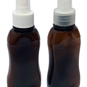 231 Frascos Plásticos Âmbar Pet 200ml Válvula Spray S Cat