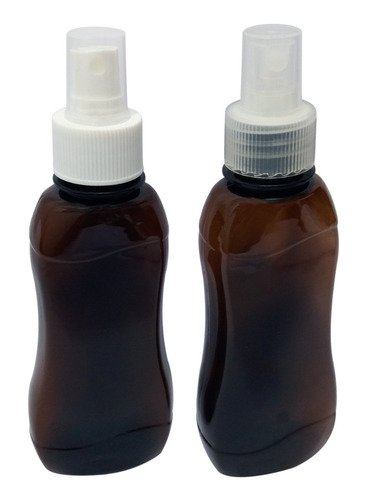 231 Frascos Plásticos Âmbar Pet 200ml Válvula Spray S Cat