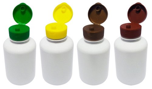 220 Frascos Plástico Branco Pet 500ml Batoque Fliptop Sup - Imagem 2