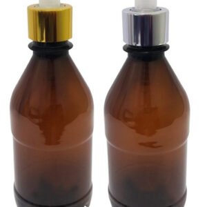 68 Frascos Plástico Âmbar 350ml Válvula Bico Pato L Agu