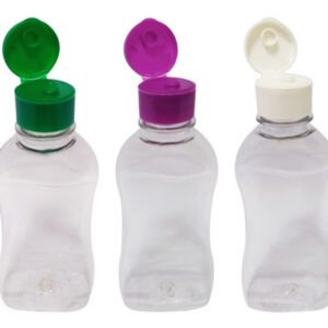 170 Frascos Plástico Cristal Pet 120ml Pimenta Tampa Fliptop