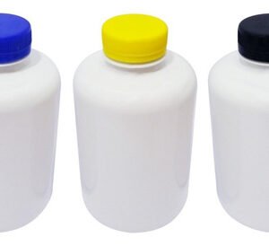 12 Frascos Plástico Branco Pet 500ml Tampa Rosca Lacre Sup