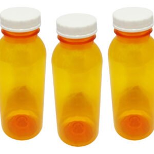 179 Frasco Plástico Laranja Pet 300ml Tam Rosca S/ Lacre Det