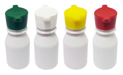 18 Frasco Plástico Branco Pet 60ml Tampa Rosca 2 Bico - Imagem 2