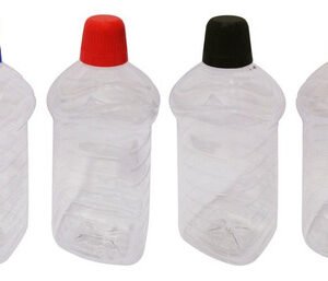 120 Frascos Plásticos Cristal Pet 1l Tampa Dosadora 20ml Ama