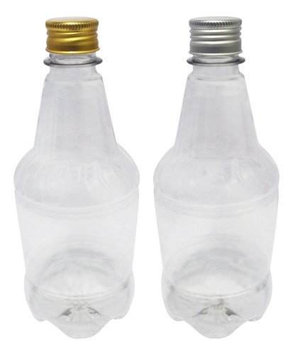 40 Frascos Plástico Cristal Pet 500ml Tampa Aluminio S/ Gr2