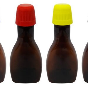 272 Frasco Plástico Âmbar Pet 200ml Tamp Dosadora 20ml Mol