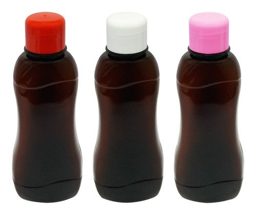 256 Frascos Âmbar Pet 200ml Aromatizante Tampa Batoque Cat