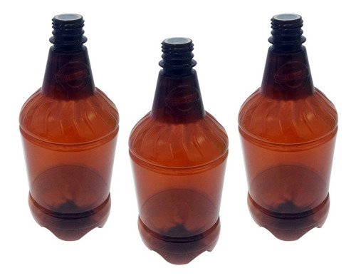 3 Frasco Plástico Âmbar Pet 1,5l Batoque 12 Furos Gr2