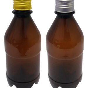 306 Frasco Plástico Âmbar Pet 350ml Tampa Difusor S/ Agu
