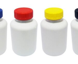 12 Frascos Plásticos Branco Pet 500ml Com Tampa Child Sup