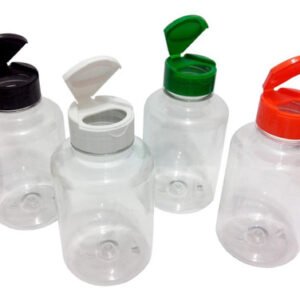 19 Frascos Plástico Cristal Pet 330ml Tampa Fliptop Cap Sup