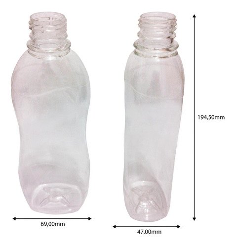 17 Frasco Plástico Cristal Pet 360ml Batoque 12 Furos Cat - Imagem 5