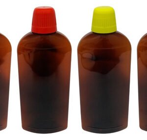 16 Frasco Plástico Âmbar Pet 400ml Tamp Dosadora 20ml Min