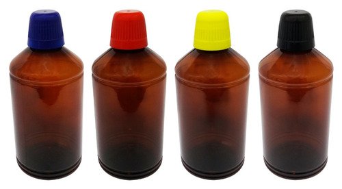 108 Frasco Plástico Âmbar Pet 500ml Tamp Dosadora 20ml Far