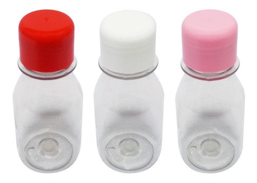 61 Frascos Cristal Pet 60ml Aromatizante Tampa Batoque Far