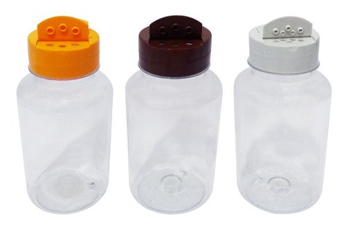 450 Frascos Plástico Cristal Pet 240ml Tempero Fliptop Sup - Imagem 4