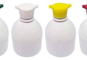 160 Frasco Plástico Branco Pet 300ml Tampa Rosca 2 Bico Sab