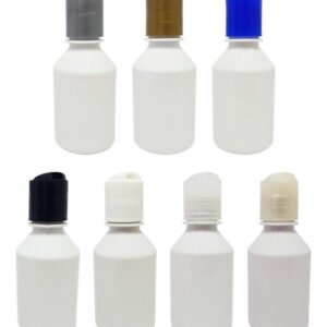 802 Frascos Plástico Branco Pet 120ml C/ Tampa Disktop Far