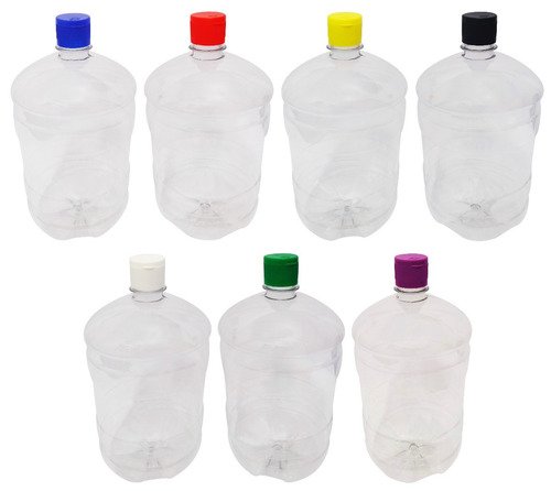 3 Frascos Plástico Cristal Pet De 2l Com Tampa Fliptop Gro - Imagem 3