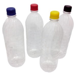 25 Frasco Plástico Cristal Pet 1l Tampa S Batoque Suc