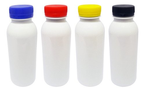 179 Frascos Plástico Branco Pet 300ml Tampa Rosca Lacre Det