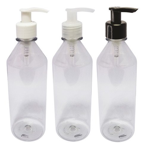 210 Frascos Plástico Cristal 500ml Válvula Bico Pato S Cos