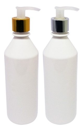 45 Frascos Plástico Branco 500ml Válvula Bico Pato L Cos