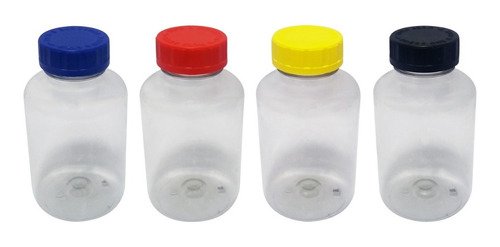 370 Frascos Plásticos Cristal Pet 330ml Com Tampa Child Sup