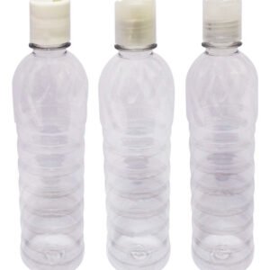 46 Frascos Plástico Cristal Pet 500ml C/ Tampa Disktop Lim