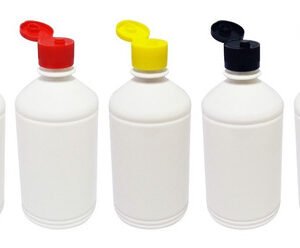 48 Frascos Plástico Branco Pet 500ml C/ Tampa Fliptop Far