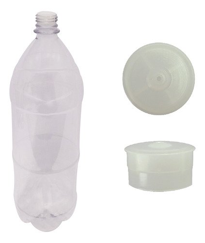12 Frascos Cristal Pet 2l Aromatizante Tampa Batoque Ref - Imagem 5